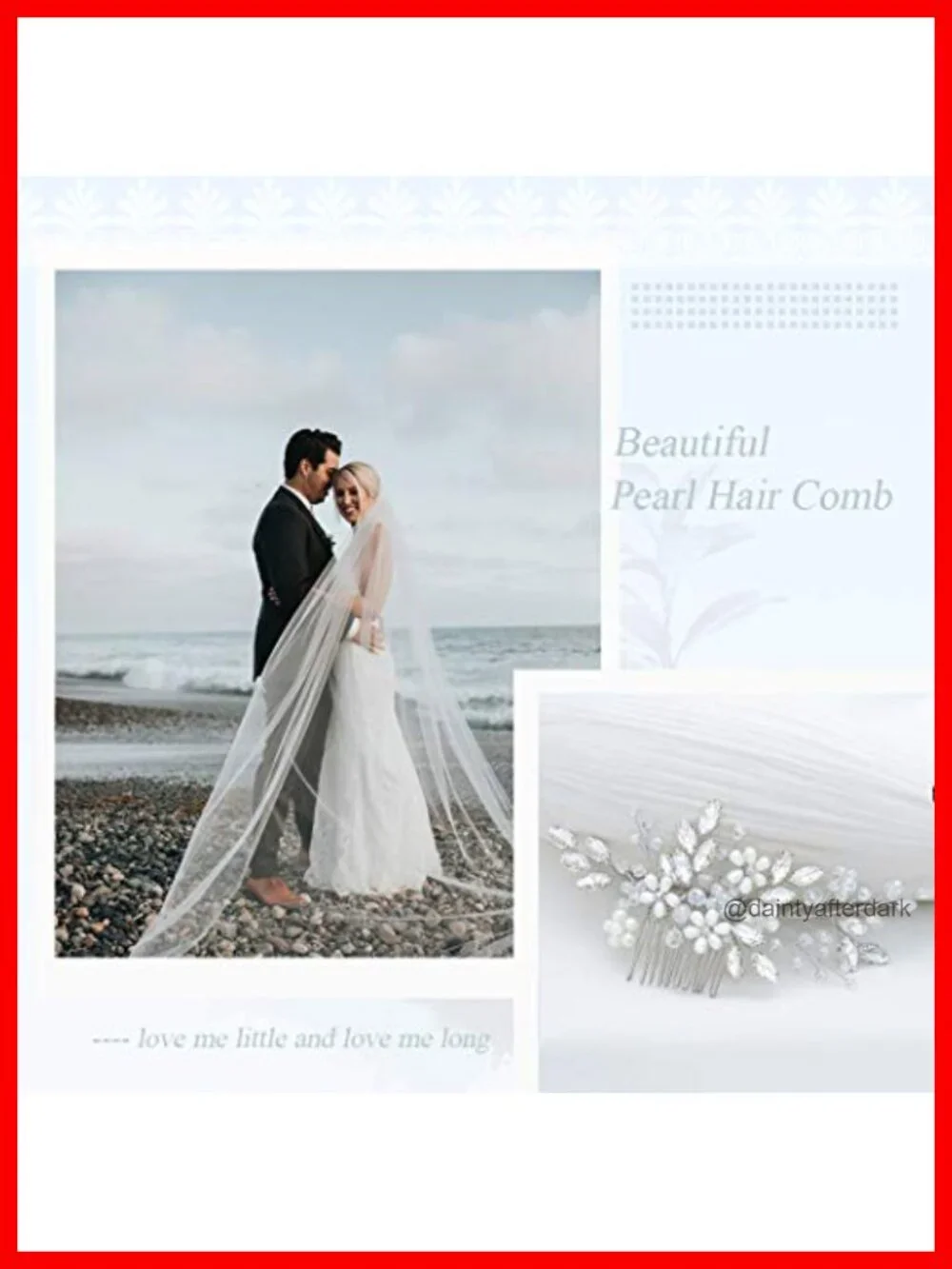 Vintage Pearl Wedding Hair Comb Bridal Hairpiece Hair Accessory